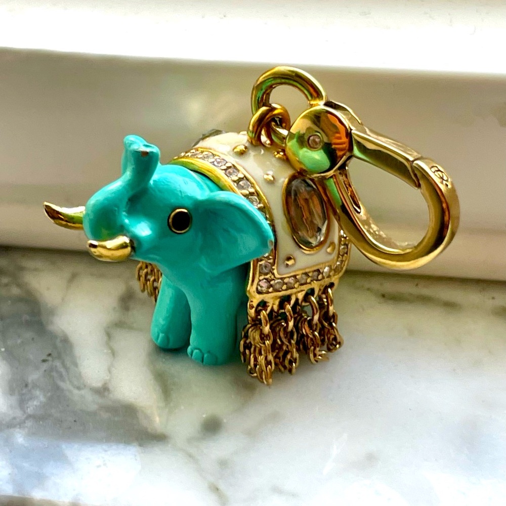 Juicy Couture Lucky Blue Elephant Charm YJRU5874